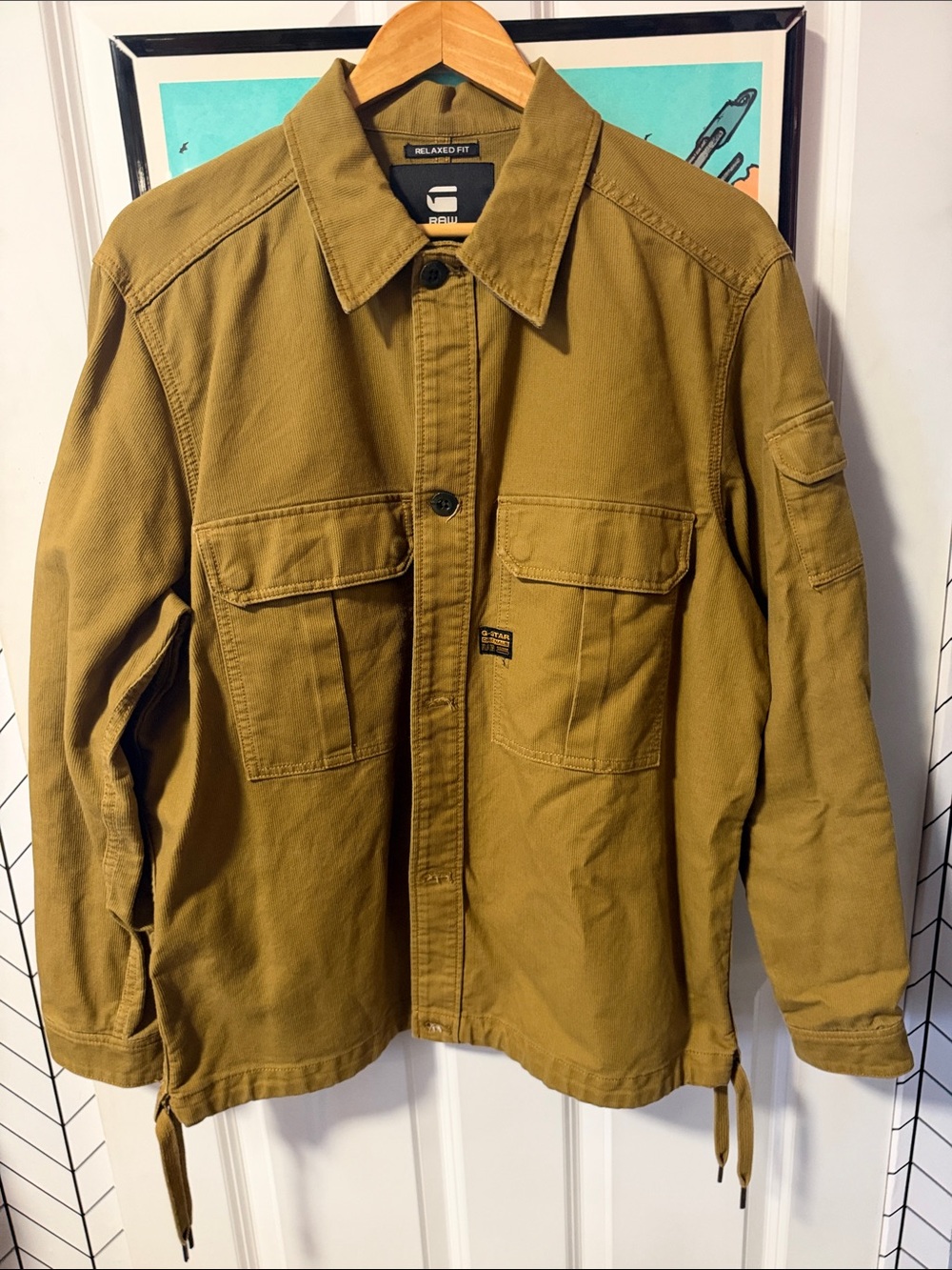 G-Star Military Field Jacket in Mustard Yellow